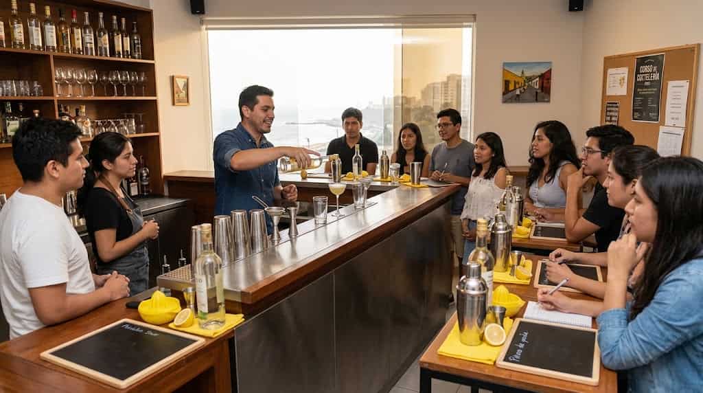 Curso de coctelería con Pisco en Lima: precios y dónde estudiar